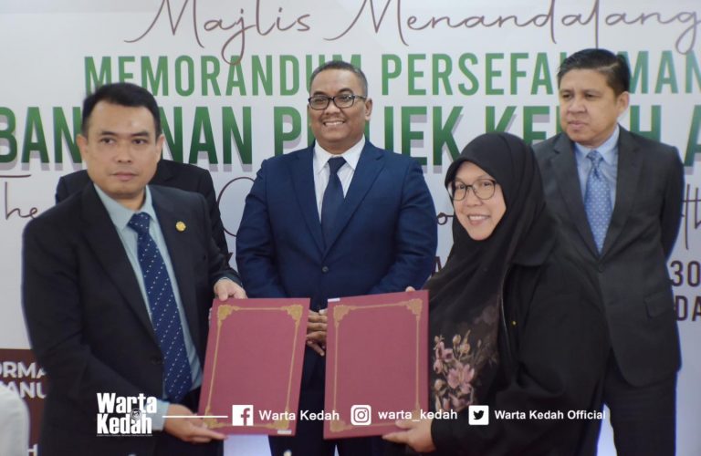 ZRST MOU singing with Kedah State Government (KXP)